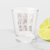 Erstellen Sie Ihre eigene 9 FotoCollage Schnapsglas (Rückseite)