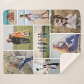 Erstellen Sie Ihre eigene 9 FotoCollage Sherpadecke (Vorderseite (Horizontal))