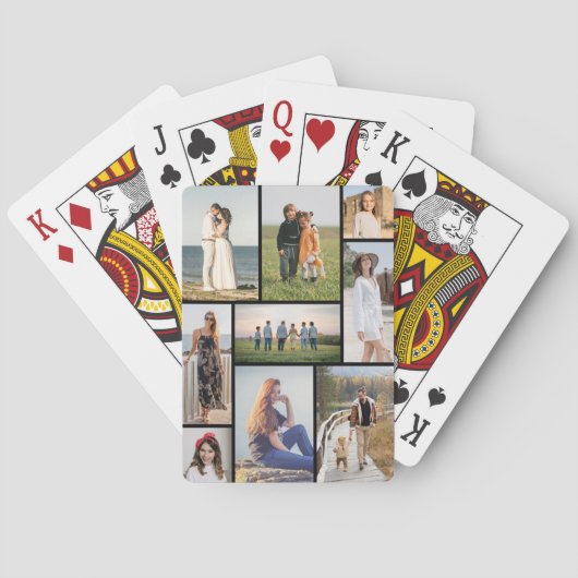 Erstellen Sie Ihre eigene 9 FotoCollage Spielkarten (Rückseite)