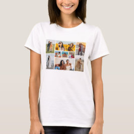 Erstellen Sie Ihre eigene 9 FotoCollage T-Shirt