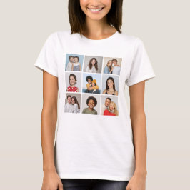 Erstellen Sie Ihre eigene 9 FotoCollage T-Shirt