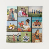 Erstellen Sie Ihre eigene 9 FotoCollage Wandteppich (Vorderseite)