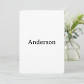 Erstellen Sie Ihre eigene abgerundete 5" x 7" Einladung (Stehend Vorderseite)