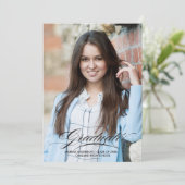 Erstellen Sie Ihre eigene Abschluss Foto Announcca Ankündigung (Stehend Vorderseite)