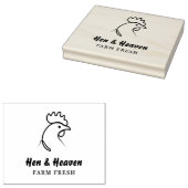 Erstellen Sie Ihre eigene Abstrakte Hühnerfarm Art Gummistempel (Stempel)