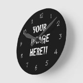Erstellen Sie Ihre eigene Acryl-Runde (Medium)-Uhr Runde Wanduhr (Winkel)