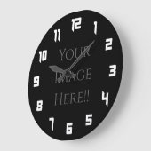 Erstellen Sie Ihre eigene AcryliPrint®HD-Großuhr Große Wanduhr (Winkel)