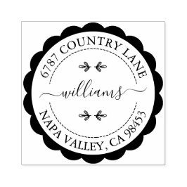 Erstellen Sie Ihre eigene Adresse Gummistempel