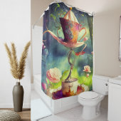 Erstellen Sie Ihre eigene Alice im Wunderland Magi Duschvorhang