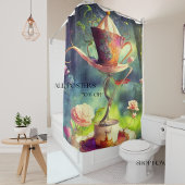 Erstellen Sie Ihre eigene Alice im Wunderland Magi Duschvorhang