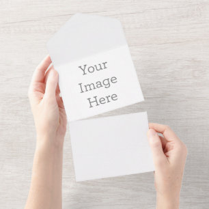 Erstellen Sie Ihre eigene All-In-One-Matte-Hochzei All In One Einladung