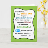 Erstellen Sie Ihre eigene altersgerechte Geburtsta Karte (Gelbe Blume)