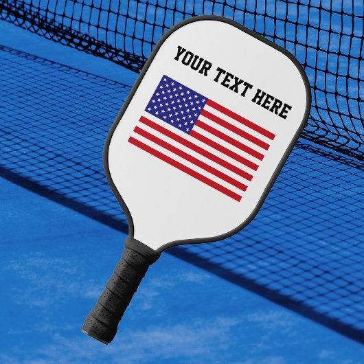 Erstellen Sie Ihre eigene amerikanische Flagge Pickleball Schläger