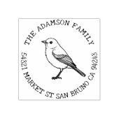 Erstellen Sie Ihre eigene amerikanische Robin Name Gummistempel (Prägung)