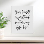Erstellen Sie Ihre eigene Angebotskalligrafie Künstlicher Leinwanddruck<br><div class="desc">Erstellen Sie Ihre eigenen Imitate für das Angebot Leinwand. Mit eleganter minimalistischer Kalligraphie-Typografie.</div>
