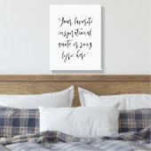Erstellen Sie Ihre eigene Angebotskalligrafie Leinwanddruck (Insitu (Schlafzimmer))