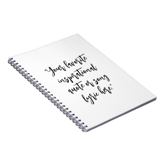 Erstellen Sie Ihre eigene Angebotskalligrafie Notizblock (Rechte Seite)