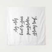 Erstellen Sie Ihre eigene Angebotskalligrafie Wandteppich (Vorderseite (Horizontal))