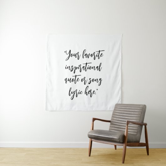 Erstellen Sie Ihre eigene Angebotskalligrafie Wandteppich (Beispiel)