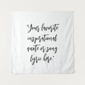 Erstellen Sie Ihre eigene Angebotskalligrafie Wandteppich (Vorderseite)