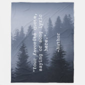 Erstellen Sie Ihre eigene Angebotslandschaft Fleecedecke (Vorderseite)