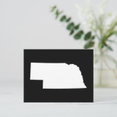 Erstellen Sie Ihre eigene Ankündigung über Nebrask Postkarte (Stehend Vorderseite)