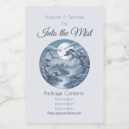 Erstellen Sie Ihre eigene Apotheke für die blaue L Lebensmitteletikett