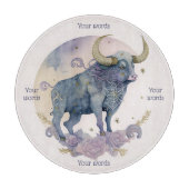 Erstellen Sie Ihre eigene Aquarelltafel Taurus Alt Schneidebrett (Vorderseite)