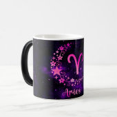 Erstellen Sie Ihre eigene Astrologie Zodiac Aries Verwandlungstasse (Vorderseite Links)