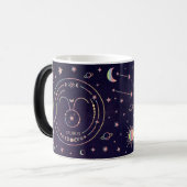 Erstellen Sie Ihre eigene Astrologie Zodiac Taurus Verwandlungstasse (Vorderseite Links)