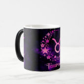 Erstellen Sie Ihre eigene Astrologie Zodiac Taurus Verwandlungstasse (Vorderseite Links)