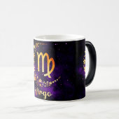 Erstellen Sie Ihre eigene Astrologie Zodiac Virgo Verwandlungstasse (VorderseiteRechts)