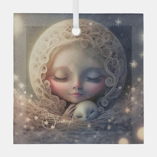 Erstellen Sie Ihre eigene Baby-Bird-Fee Ornament Aus Glas (Vorderseite)