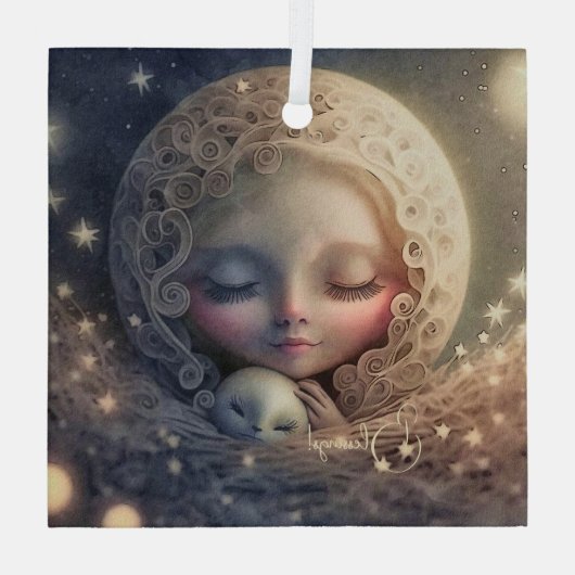 Erstellen Sie Ihre eigene Baby-Bird-Fee Ornament Aus Glas (Rückseite)