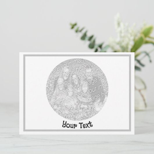 Erstellen Sie Ihre eigene Babydusche Einladung (Stehend Vorderseite)