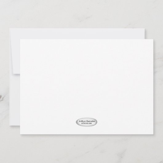 Erstellen Sie Ihre eigene Babydusche Einladung (Rückseite)