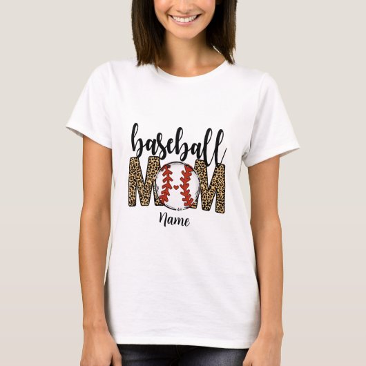 Erstellen Sie Ihre eigene Baseball-Mama T-Shirt (Vorderseite)