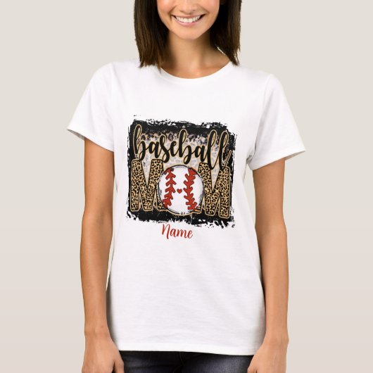 Erstellen Sie Ihre eigene Baseball-Mama T-Shirt (Vorderseite)