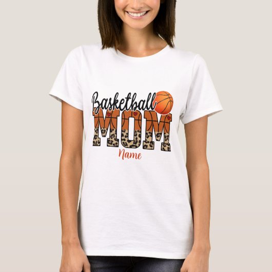 Erstellen Sie Ihre eigene Basketball-Mama T-Shirt (Vorderseite)