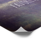 erstellen Sie Ihre eigene bedrückte Textur Wandkun Poster (Ecke)