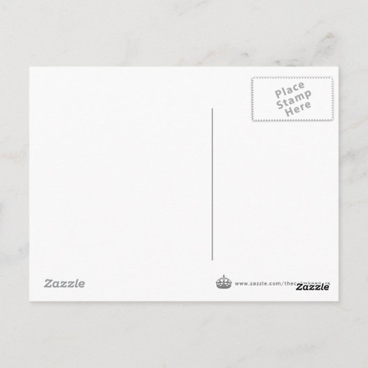 Erstellen Sie Ihre eigene "Behalt Calm & Carry On" Postkarte (Rückseite)