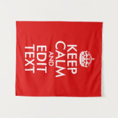 Erstellen Sie Ihre eigene Behalten Ruhe und Bearbe Wandteppich (Vorderseite (Horizontal))