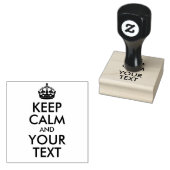 Erstellen Sie Ihre eigene Behalten Ruhe und Ihren Gummistempel (Stempel)