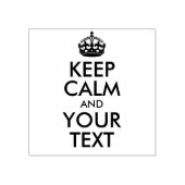 Erstellen Sie Ihre eigene Behalten Ruhe und Ihren Gummistempel (Prägung)