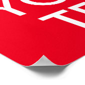 Erstellen Sie Ihre eigene Behalten Ruhe und Ihren  Poster (Ecke)