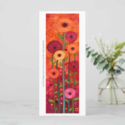 Erstellen Sie Ihre eigene bemalte Gerberas-Lesezei (Stehend Vorderseite)