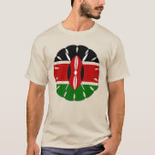 Erstellen Sie Ihre eigene Bendera Ya Kenya Flagge  T-Shirt (Vorderseite)