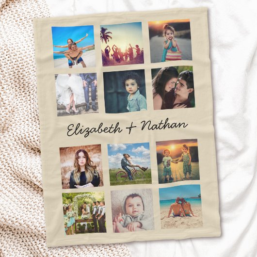 Erstellen Sie Ihre eigene benutzerdefinierte 12-Co Fleecedecke