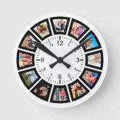 Erstellen Sie Ihre eigene benutzerdefinierte 12-Co Runde Wanduhr (Vorderseite)