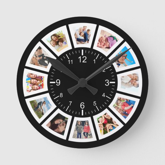 Erstellen Sie Ihre eigene benutzerdefinierte 12-Co Runde Wanduhr (Vorderseite)